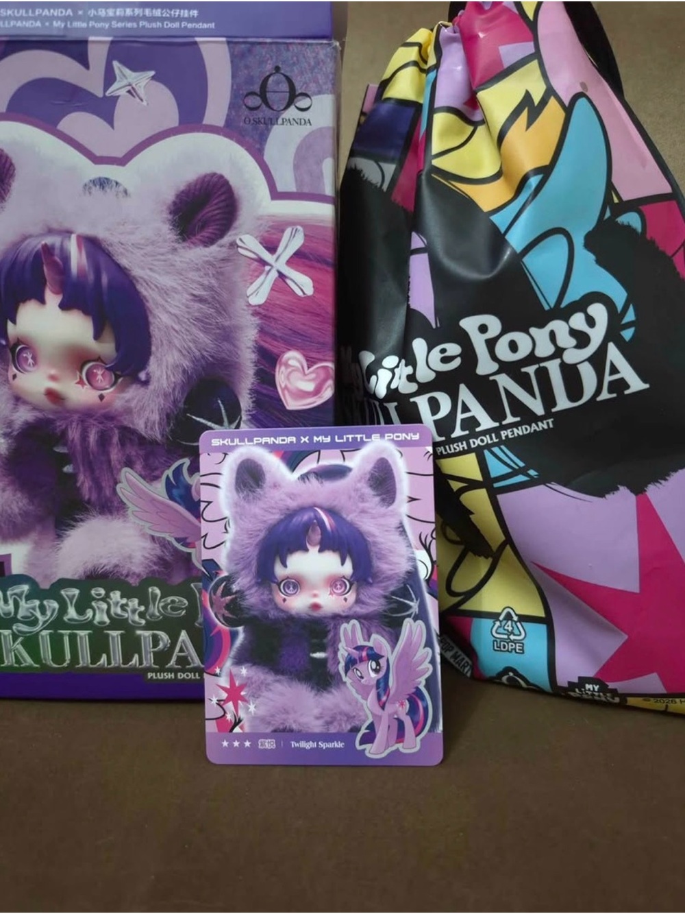 SkullPanda x My Little Pony Twilight Sparkle Plush Doll - Purple